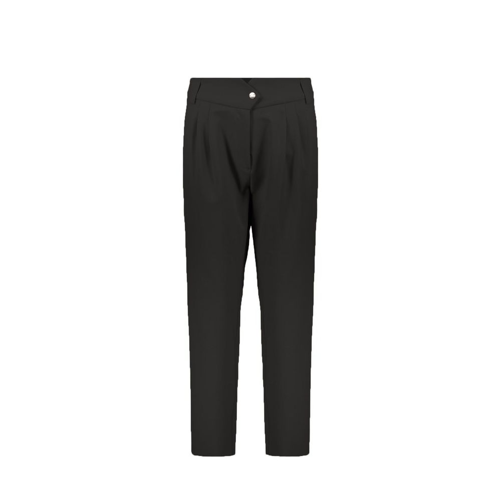 Herno Black Elastane Casual Pants
