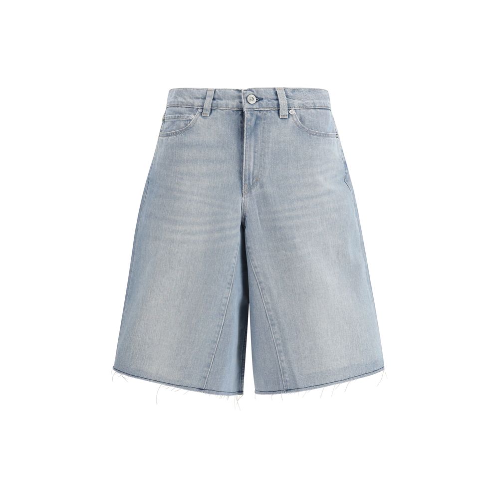 Our Legacy Blue Cotton Bermuda Shorts