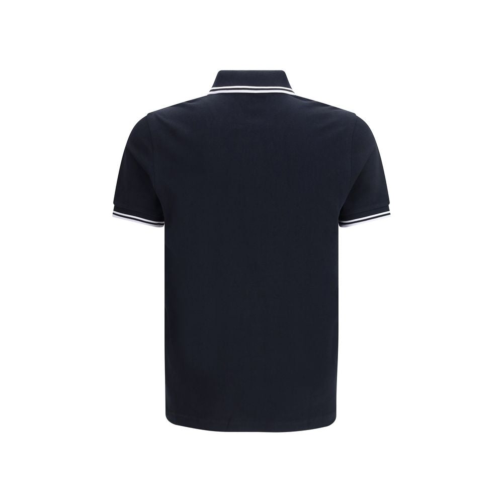 Fred Perry Blue Cotton Polo Shirt