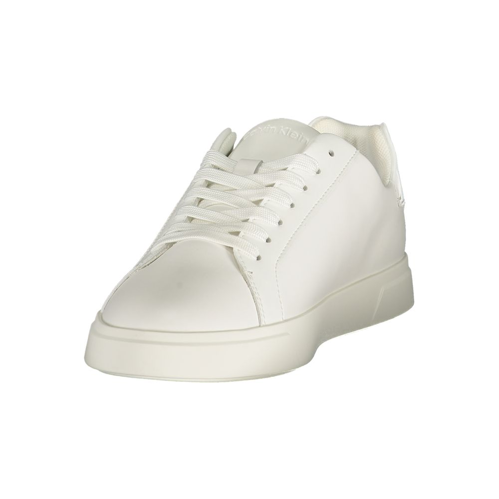 Calvin Klein White Polyurethane Women Sneaker