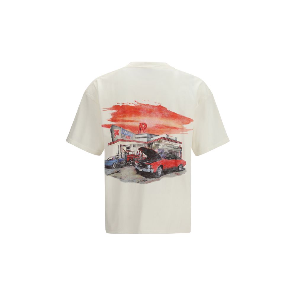 Represent White Cotton T-Shirt