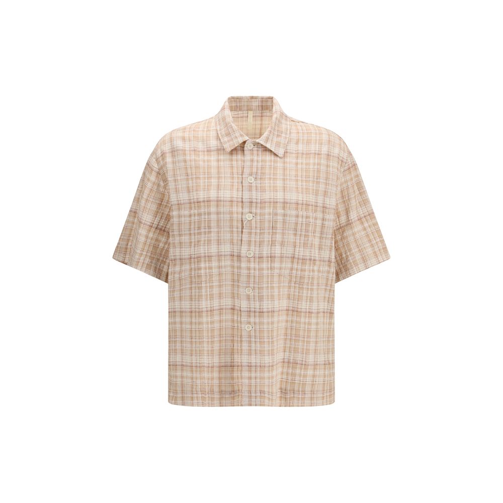 Sunflower Orange Cotton Pattern Shirt