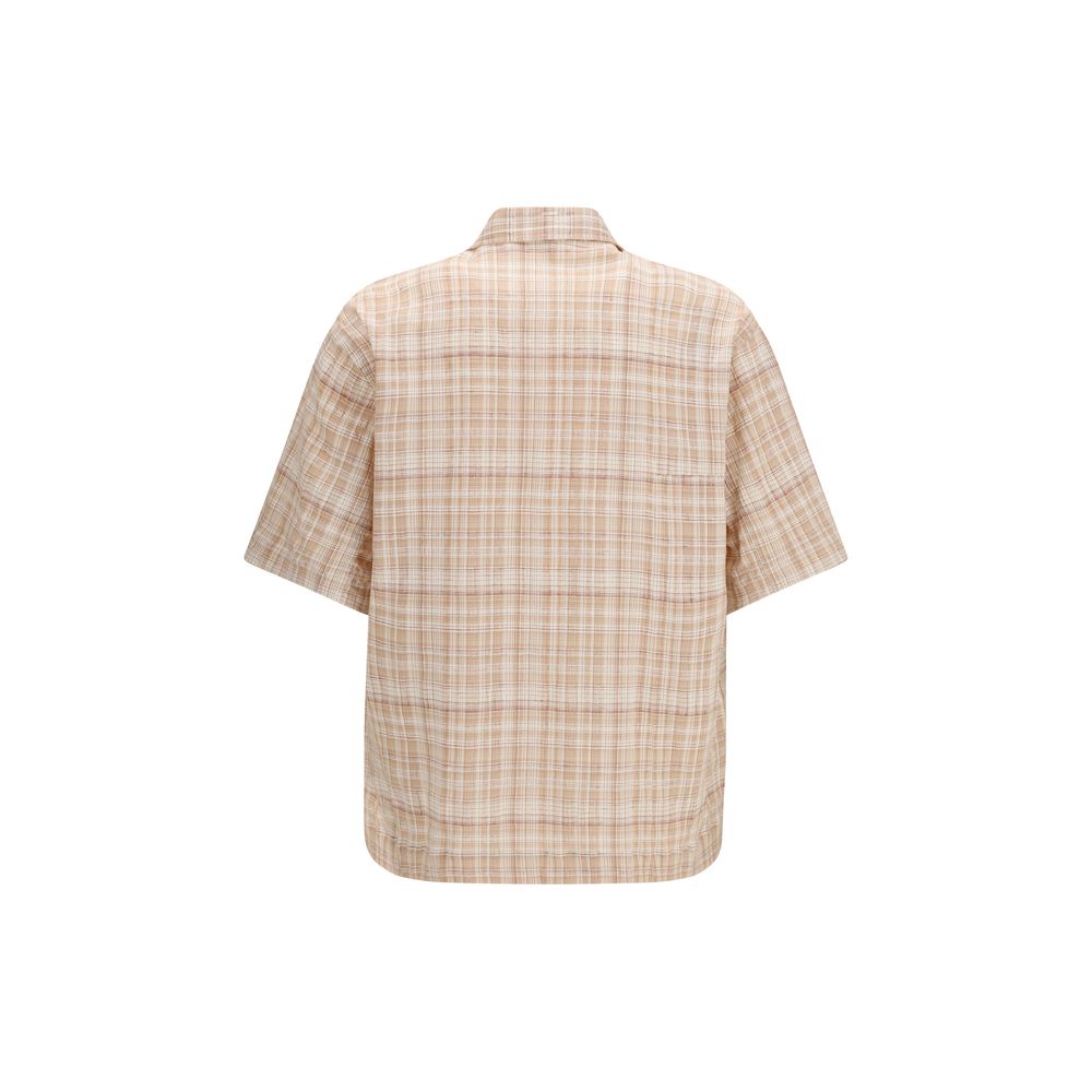 Sunflower Orange Cotton Pattern Shirt