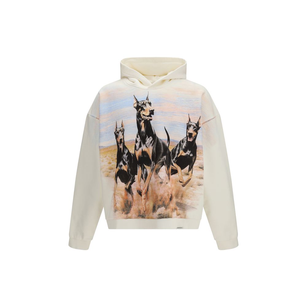 Represent White Cotton Sweatshirt