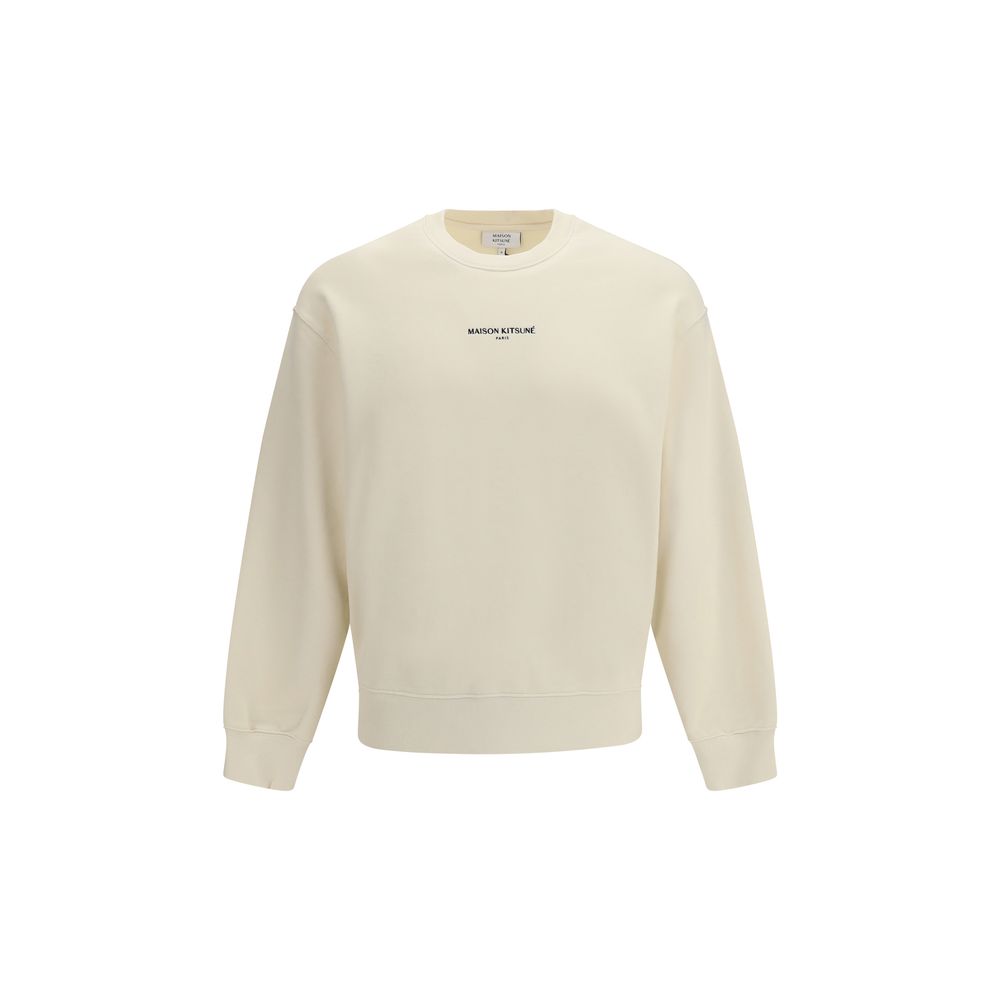 Maison Kitsuné Beige Cotton Sweatshirt
