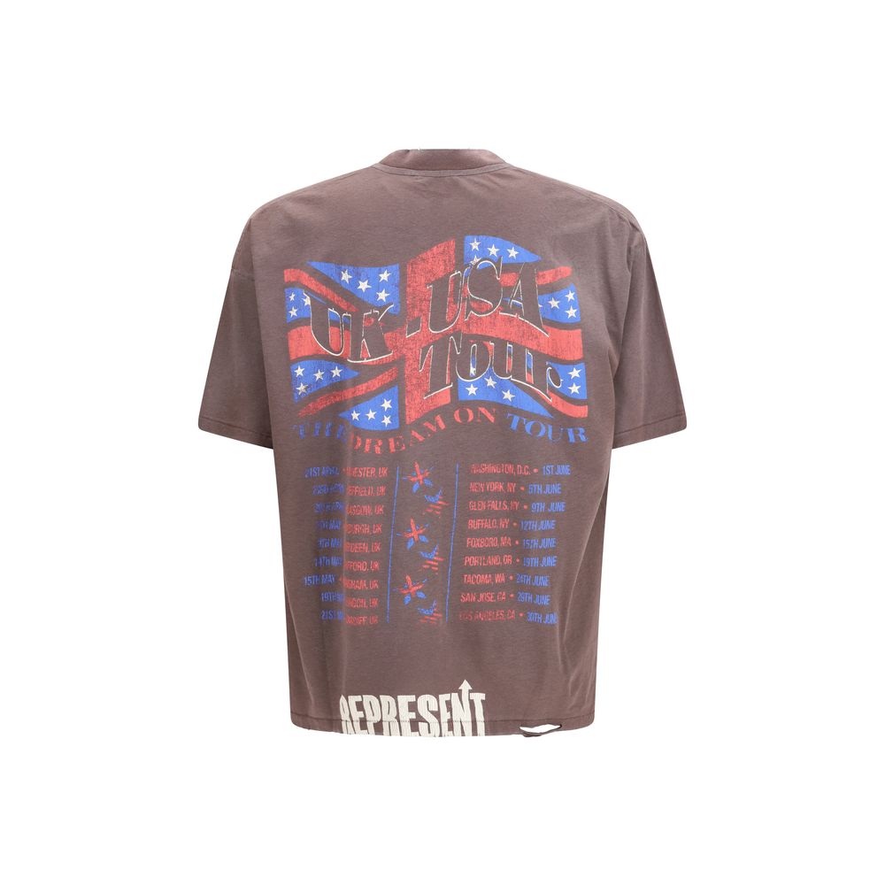 Represent Black Cotton T-Shirt