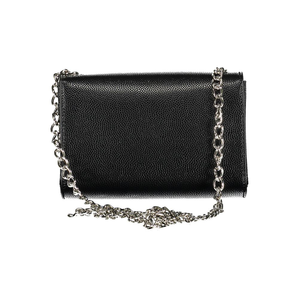 Mario Valentino Black Polyurethane Women Handbag