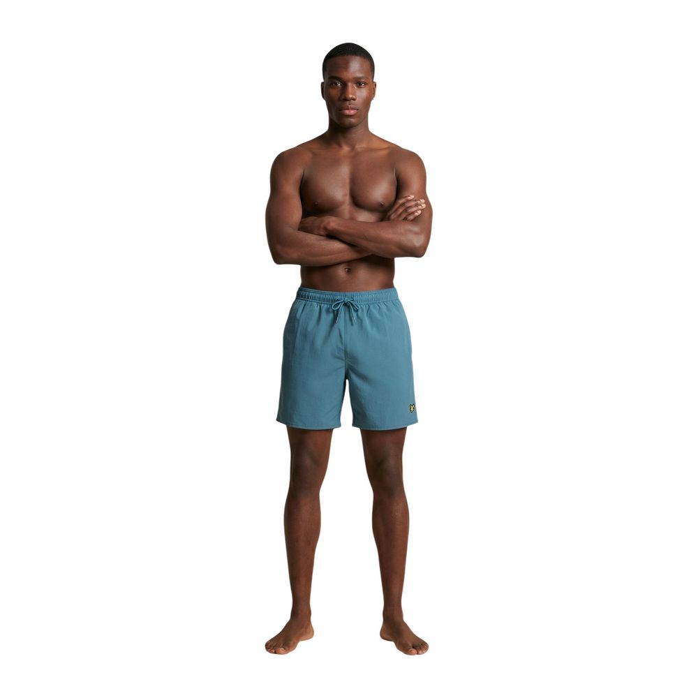 Lyle & Scott Blue Polyamide Swim Shorts