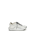 ROA White Fabric Athletic Sneakers