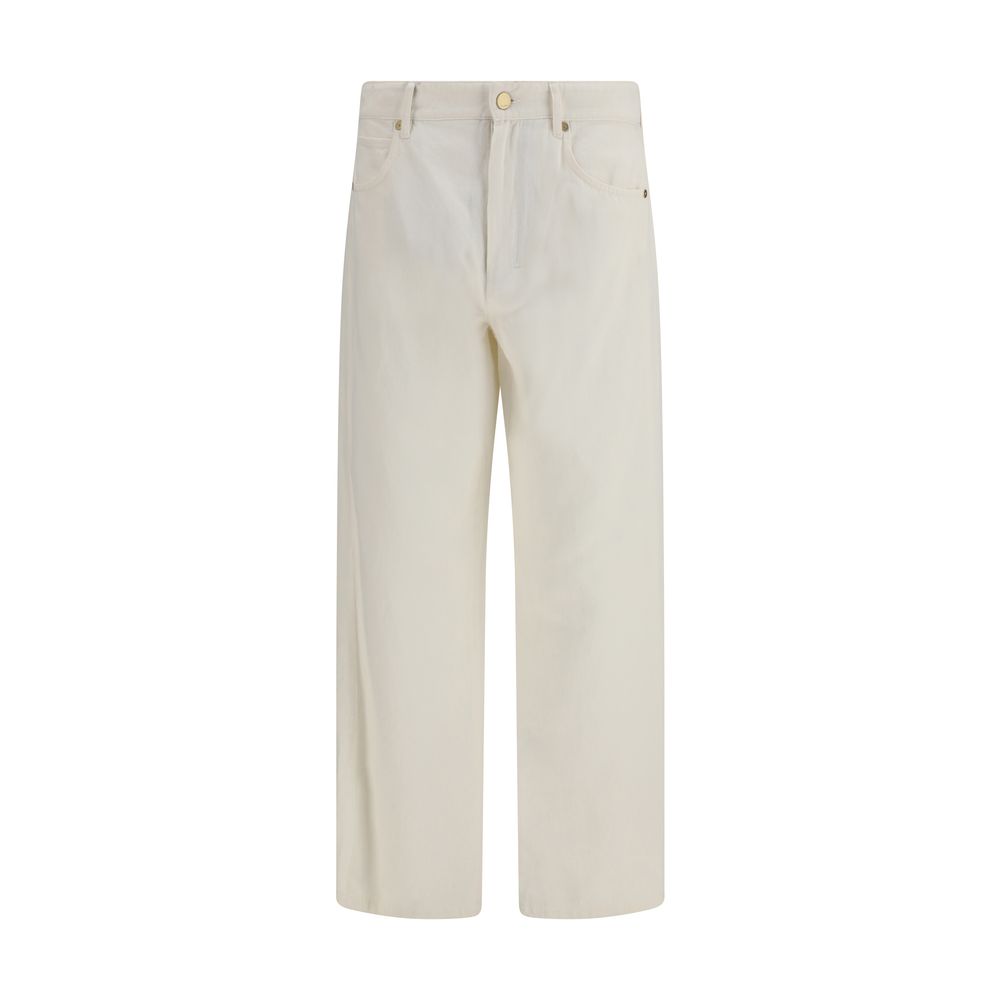 'S Max Mara Beige Cotton Casual Pants