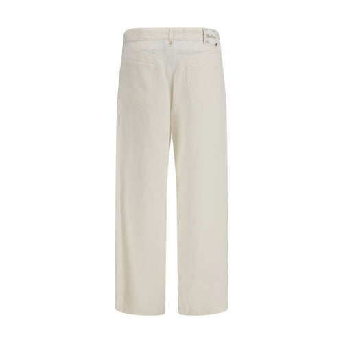 'S Max Mara Beige Cotton Casual Pants