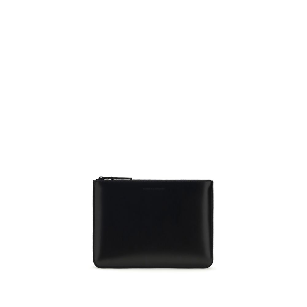 Comme Des Garçons Black Calf Leather Bos Taurus Wallet