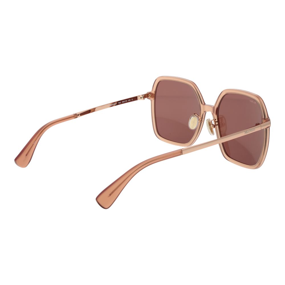 Max Mara Orange Acetate Sunglasses