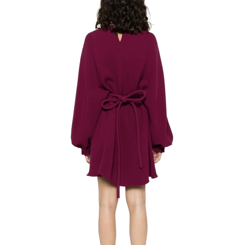Fendi Purple Silk Casual Dress