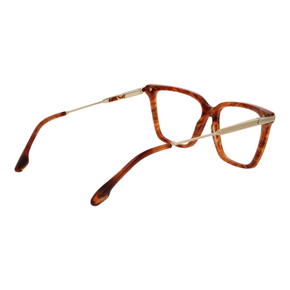Victoria Beckham Orange Metal & Plastic Glasses (Frames)