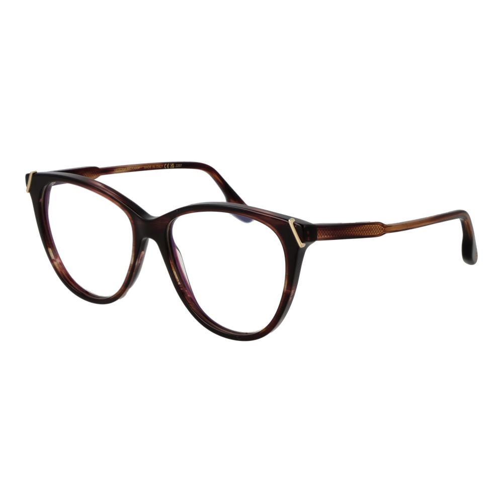 Victoria Beckham Brown Acetate Glasses (Frames)