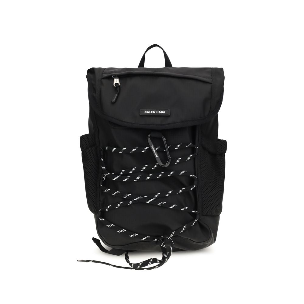 Balenciaga Black Nylon Backpack