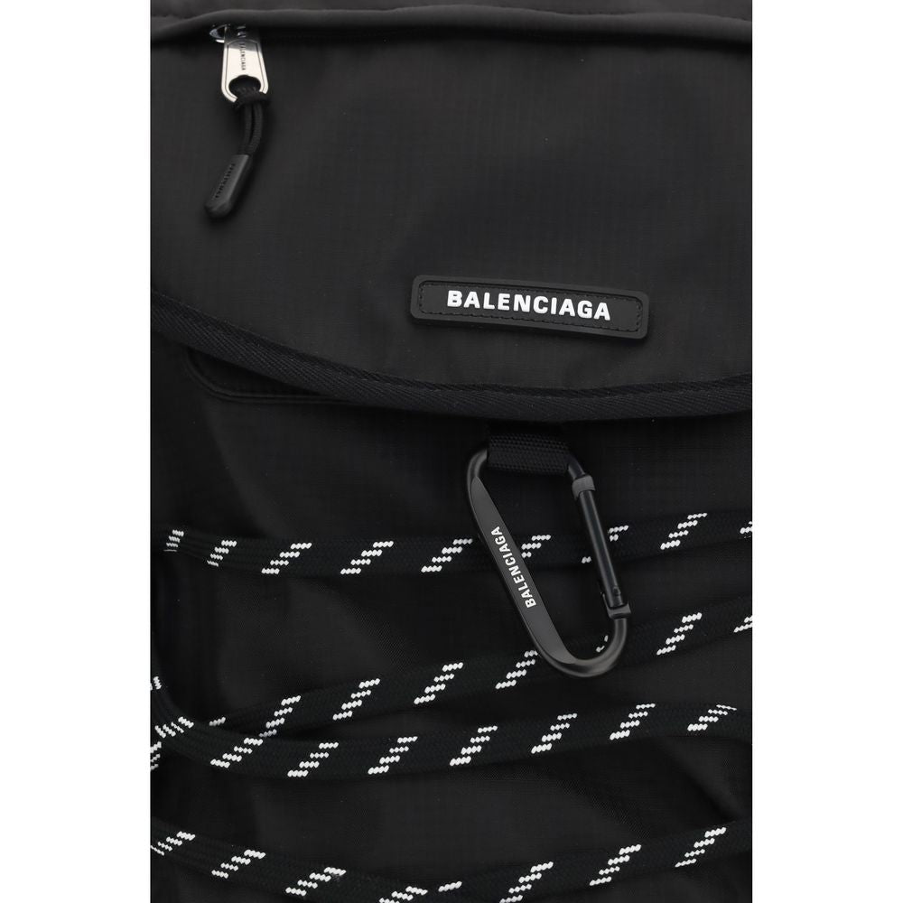 Balenciaga Black Nylon Backpack