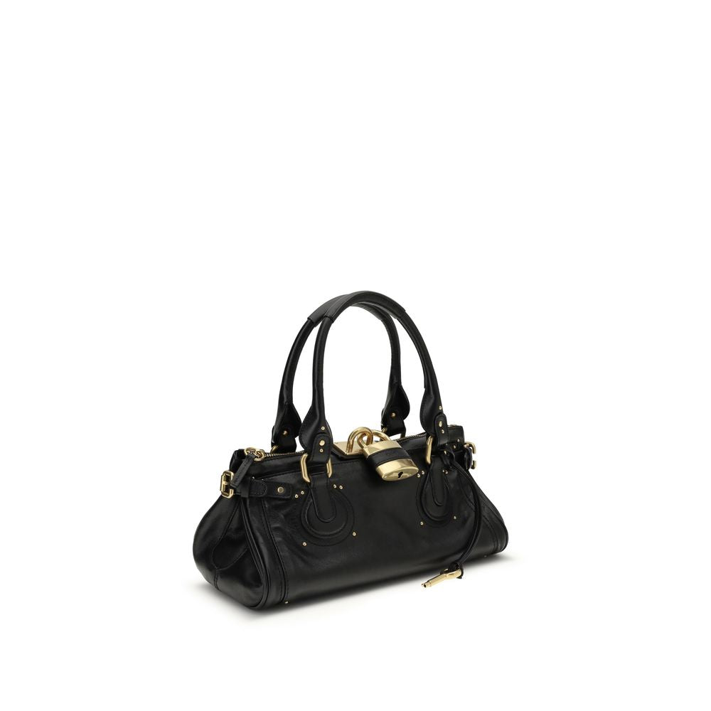 Chloé Black Buffalo Leather Shoulder Bag