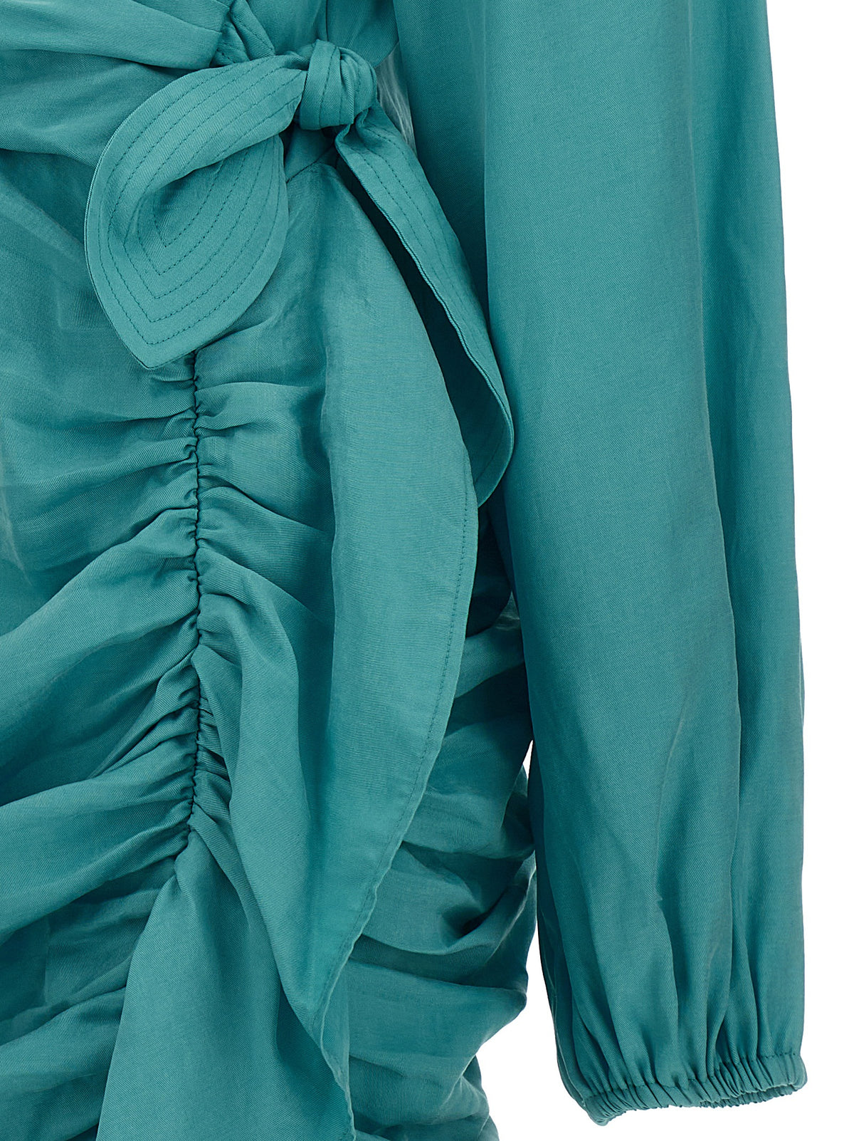 Ungaro Blue Lyocell Short Dress