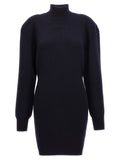 Stella McCartney Blue Wool Midi Dress