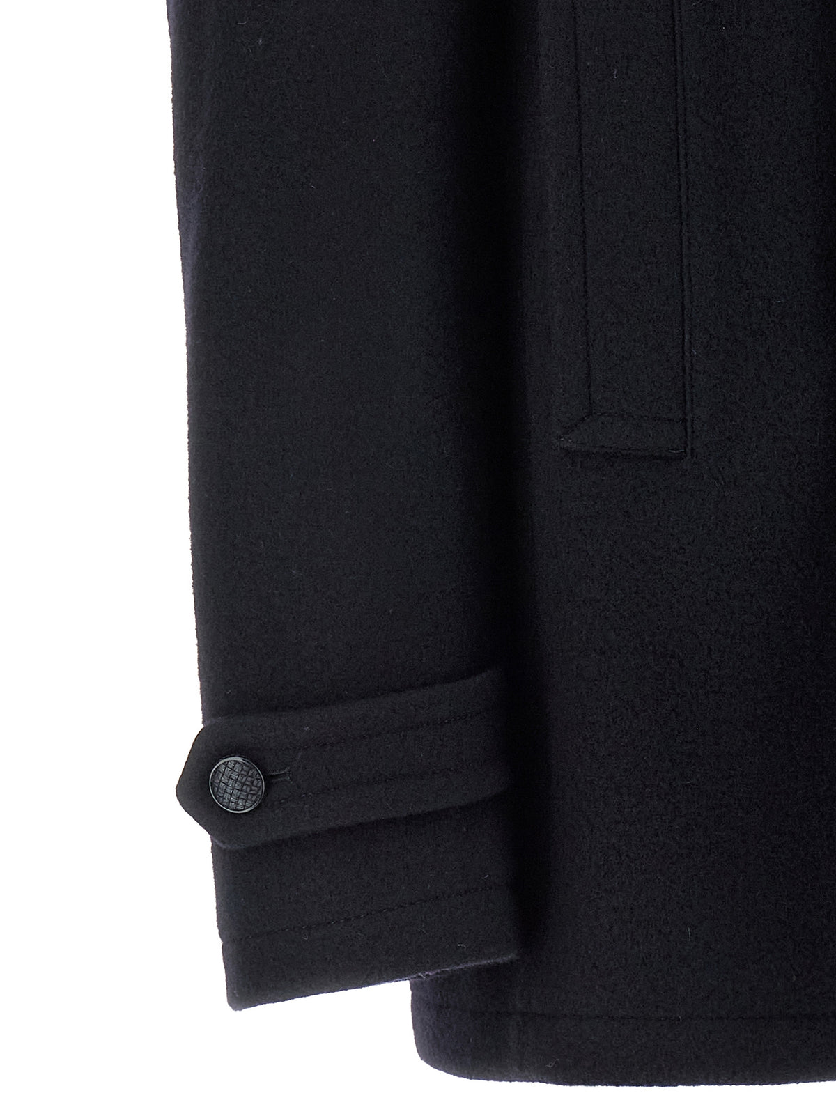 Tagliatore Blue Wool Coat