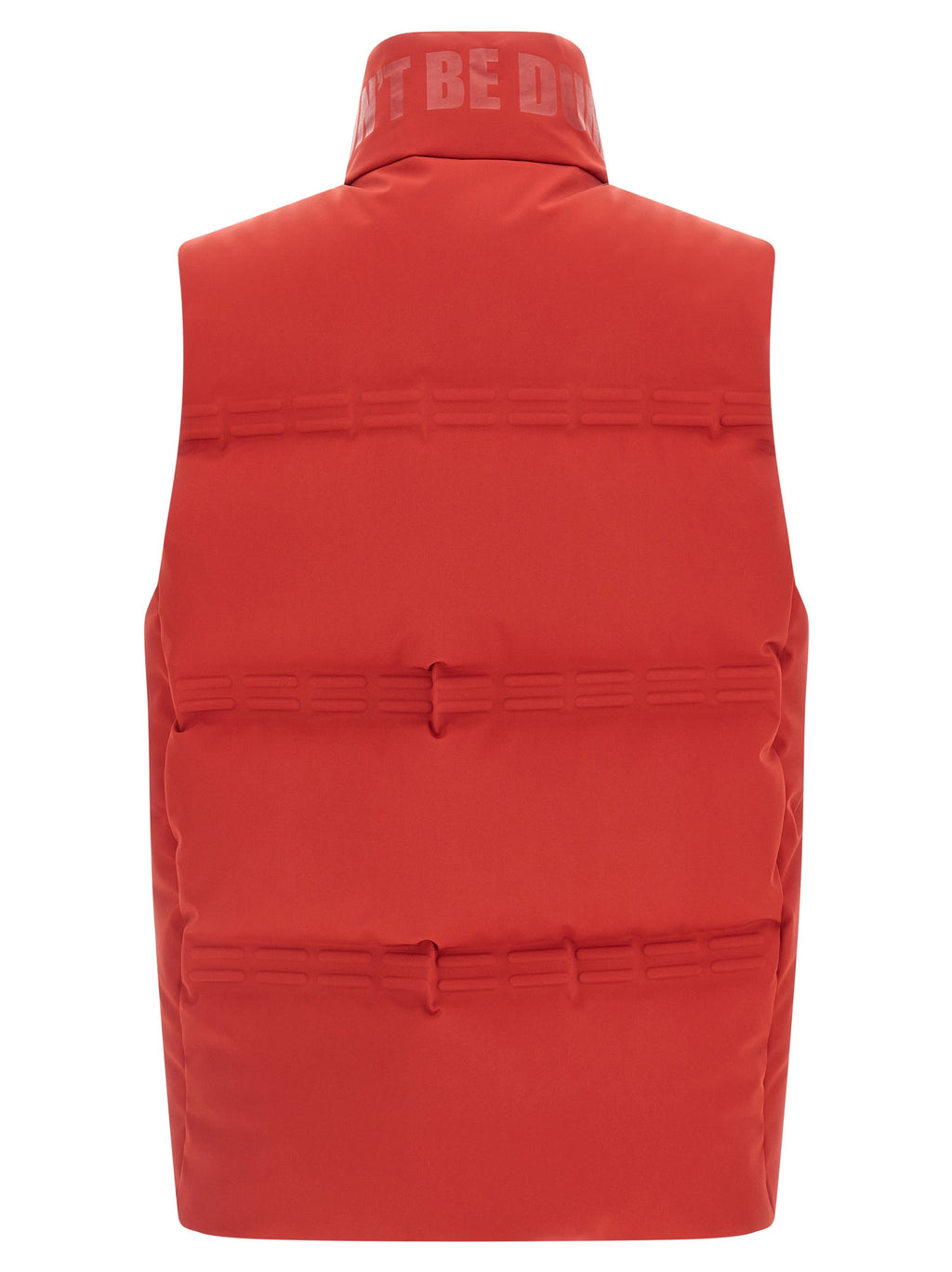 MONCLER GENIUS Red Polyamide Sleeveless Jacket