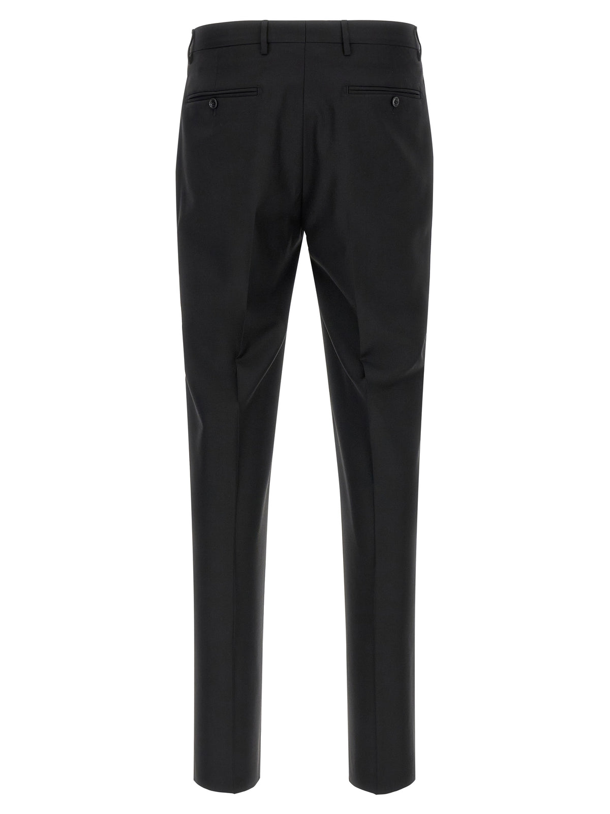Tagliatore Black Virgin Wool Two-Piece Suit
