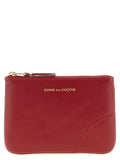 Comme Des Garçons Red Calfskin Cardholder