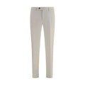 Brunello Cucinelli White Cotton Casual Pants