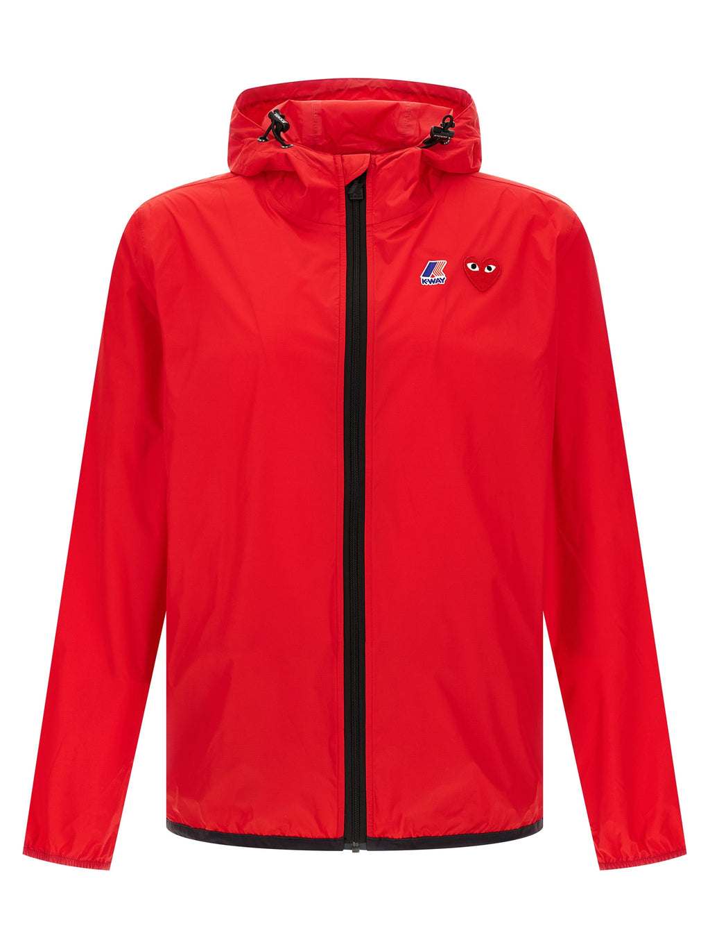 Comme Des Garçons Play Red Nylon Shell Jacket
