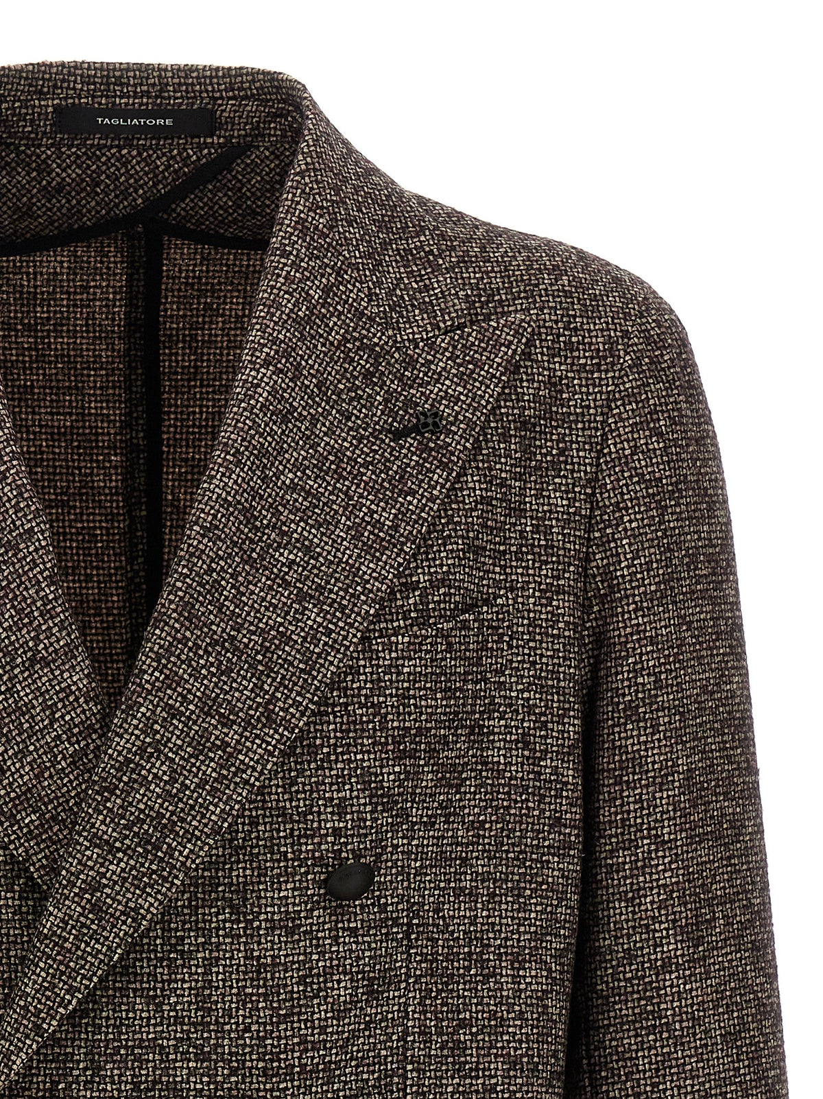 Tagliatore Brown Virgin Wool Blazer