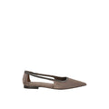 Brunello Cucinelli Gray Leather Mules