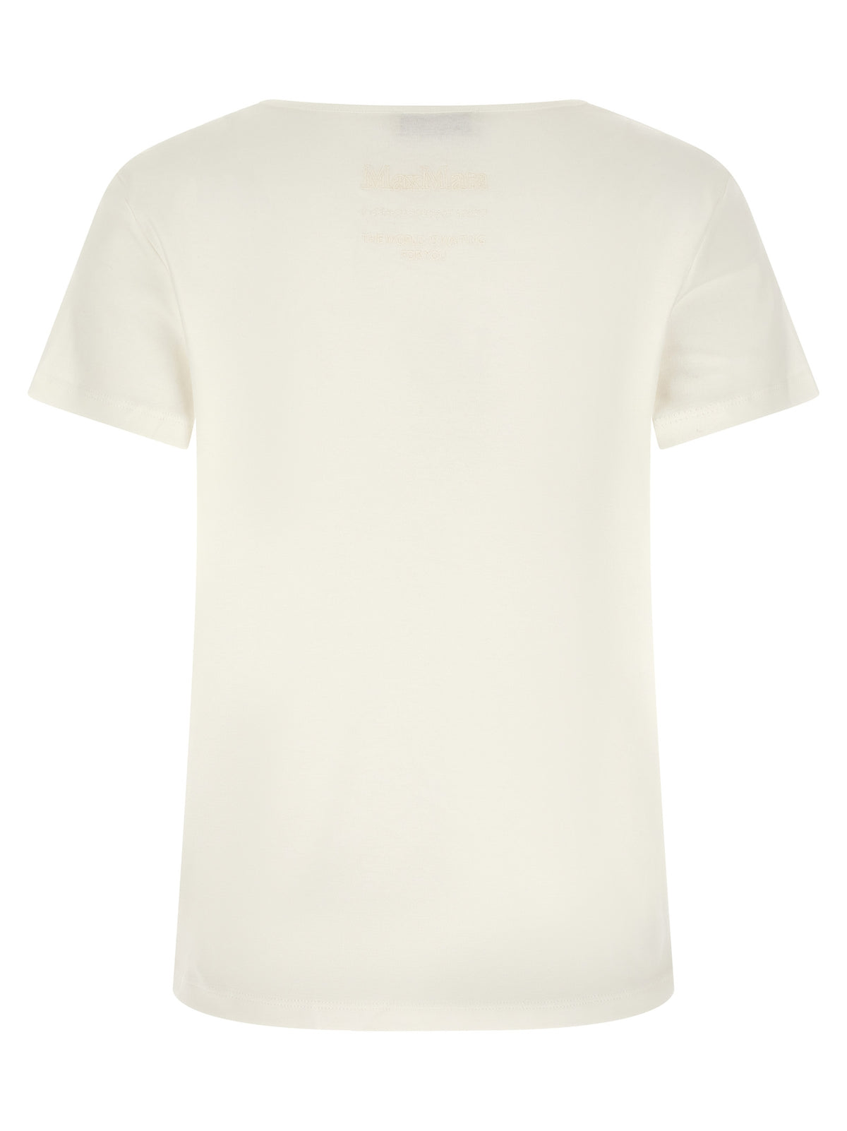 'S Max Mara White Cotton T-Shirt