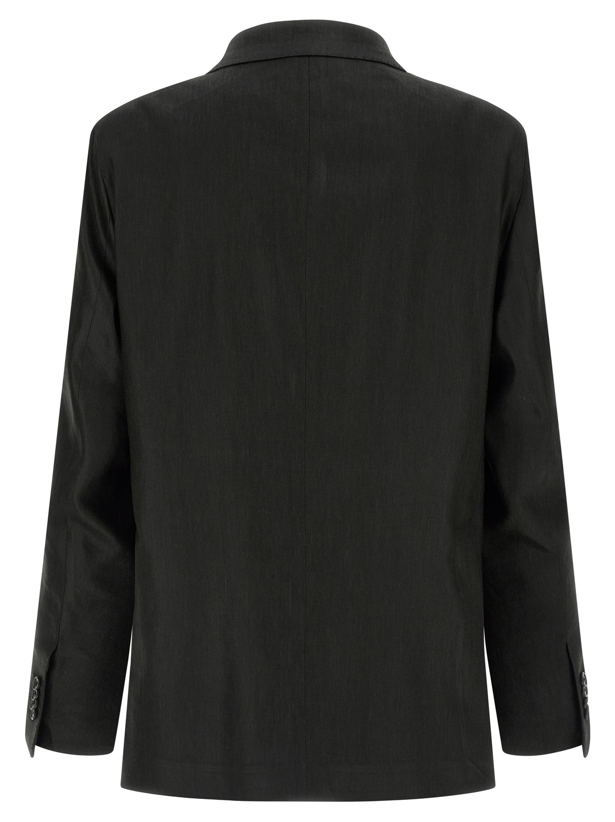 Tagliatore Black Linen Two-Piece Suit