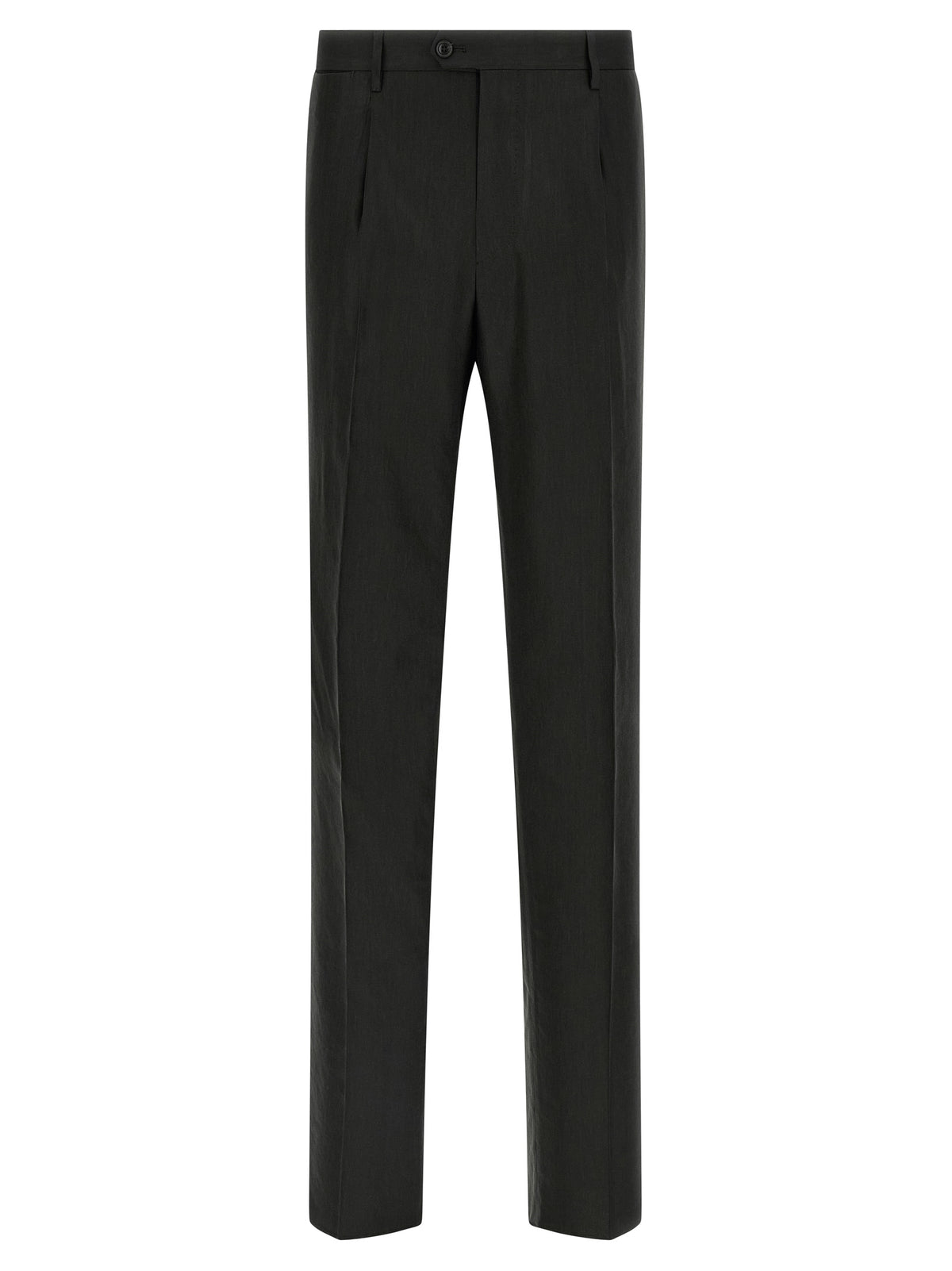 Tagliatore Black Linen Two-Piece Suit