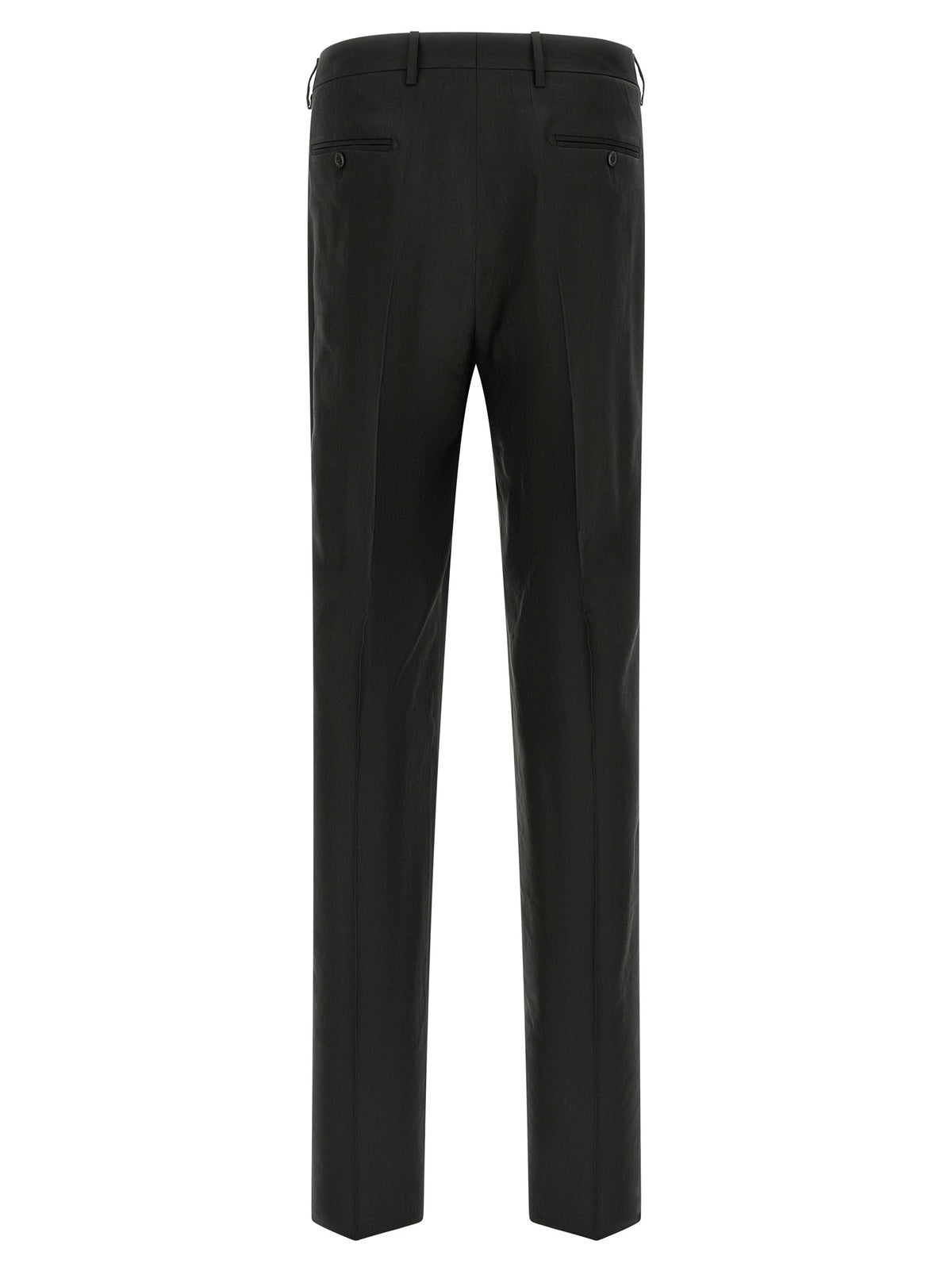 Tagliatore Black Linen Two-Piece Suit