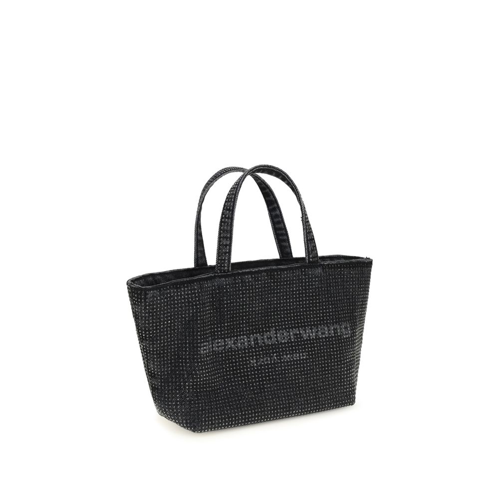 Alexander Wang Gray Cotton Shoulder Bag
