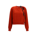 Ferragamo Red Wool Oves Aries Sweatshirt