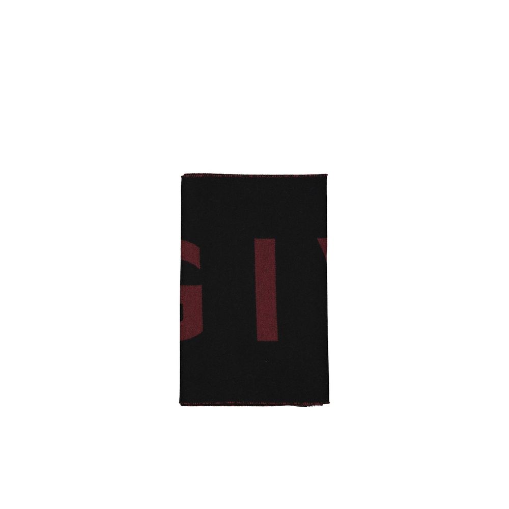 Givenchy Black Virgin Wool Scarf