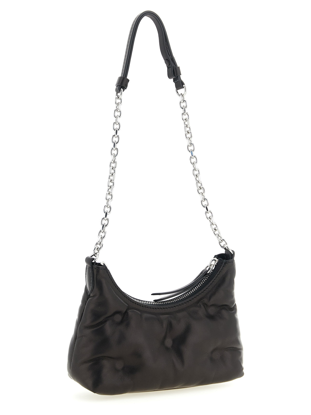 Maison Margiela Black Lamb Leather Shoulder Bag