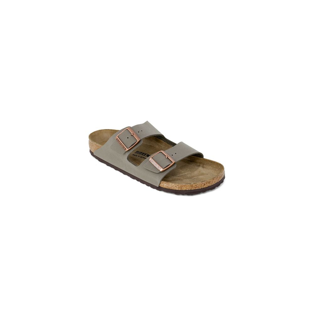 Birkenstock Gray Synthetic Flat Sandals