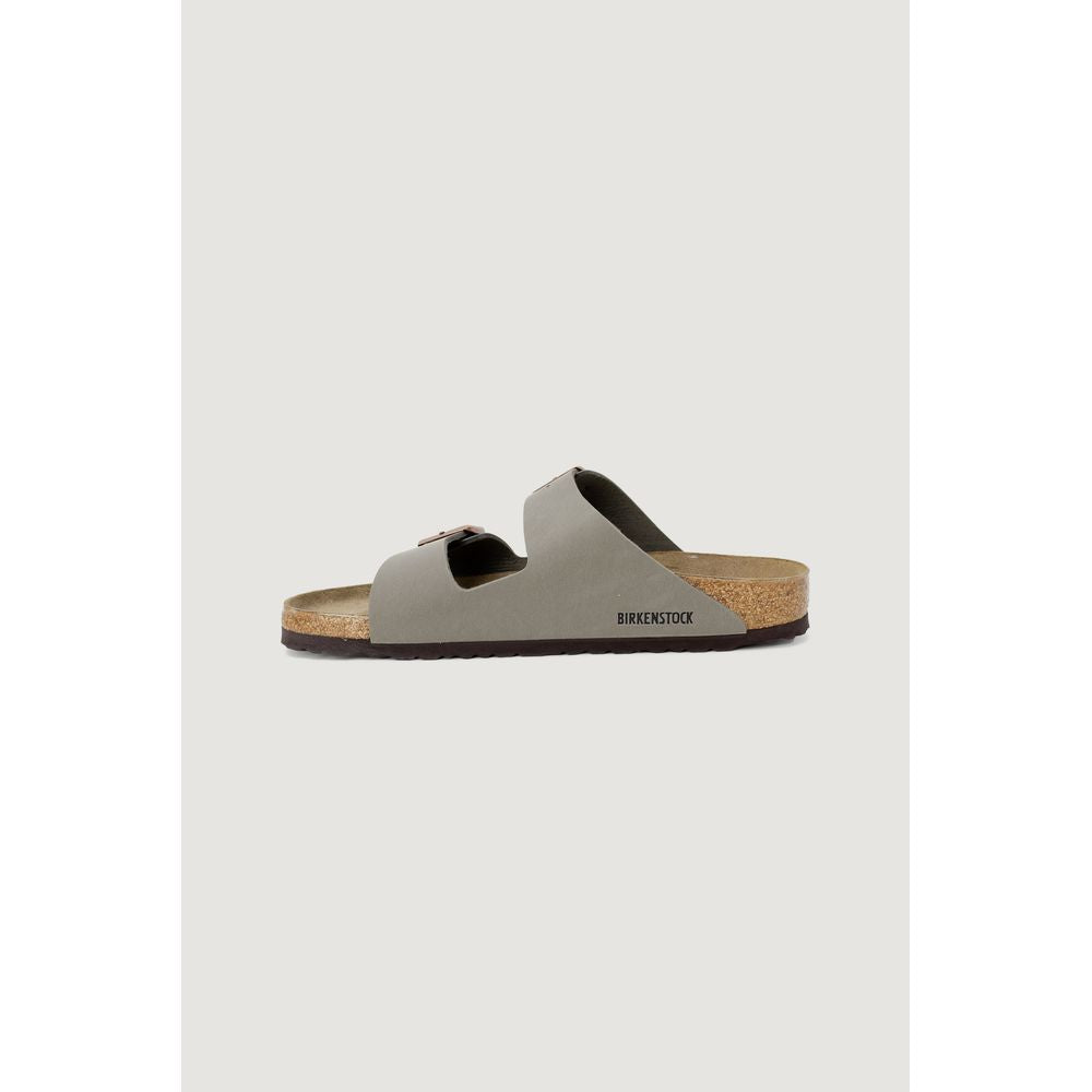 Birkenstock Gray Synthetic Flat Sandals