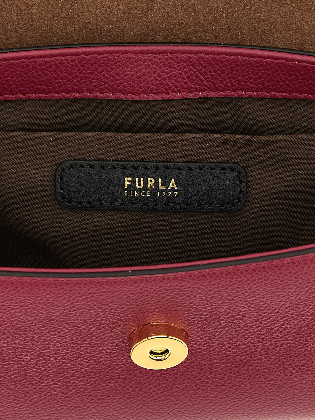 Furla Red Calfskin Handbag