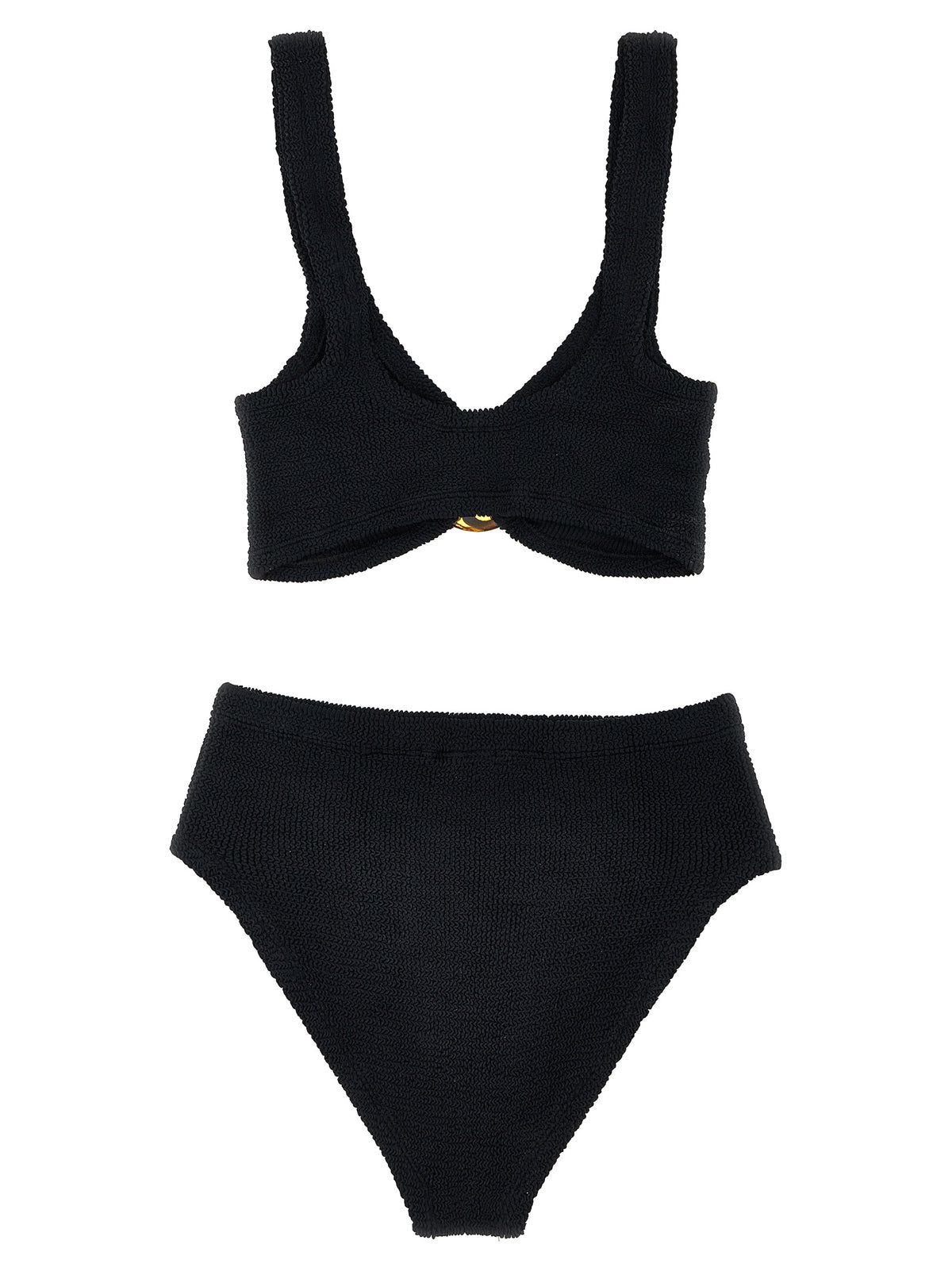 Hunza G Black Nylon Bikini