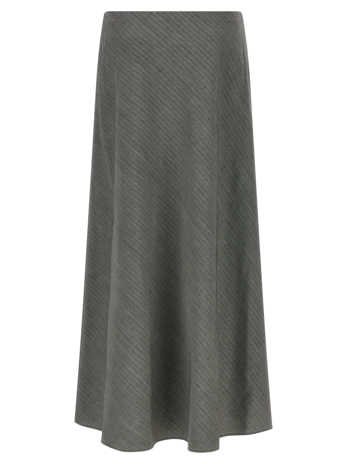 Alberta Ferretti Gray Viscose Mini Skirt