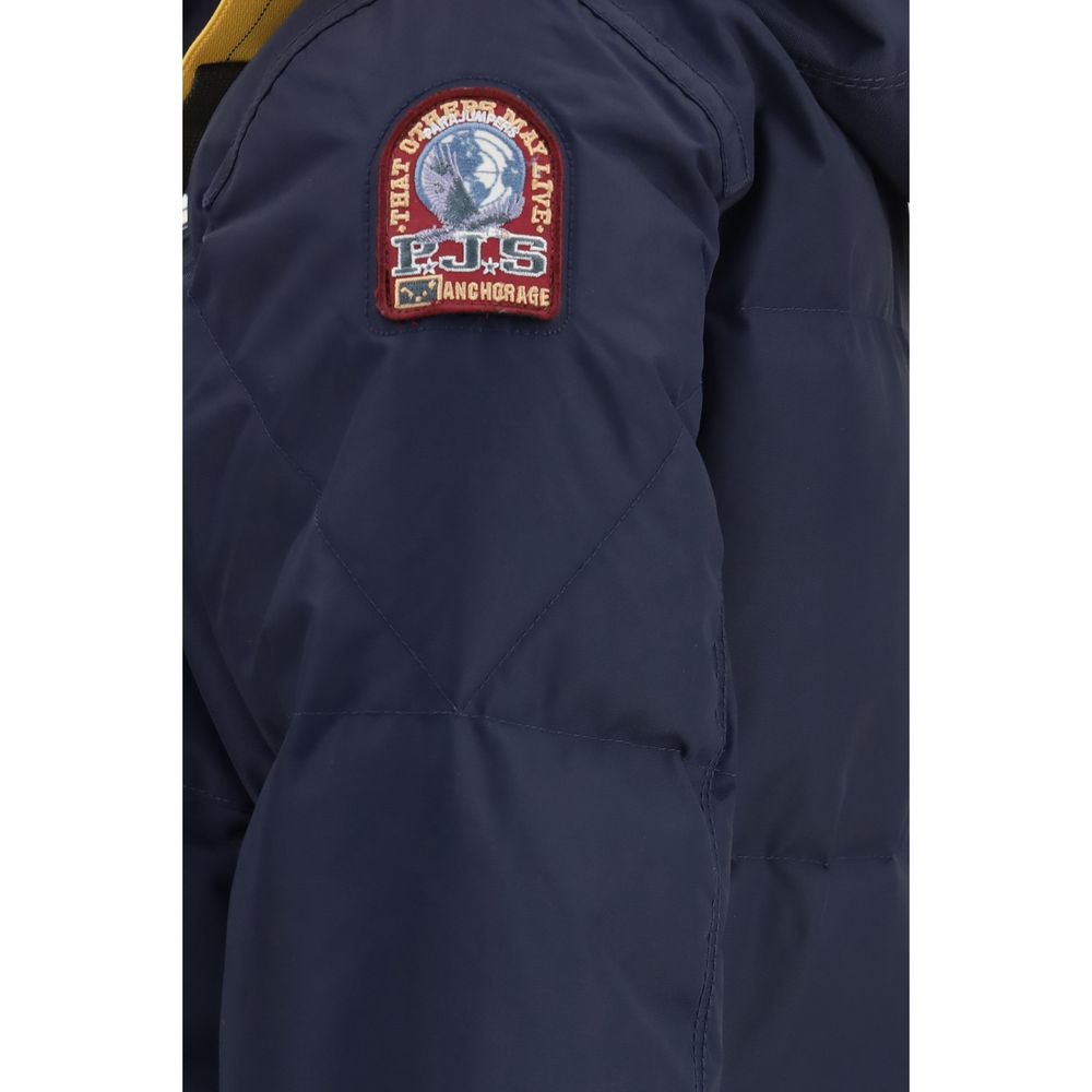 Parajumpers Blue Polyamide Coat