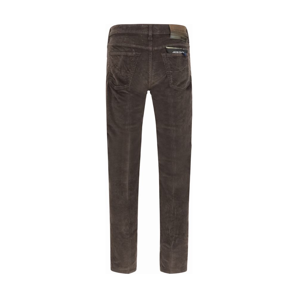 Jacob Cohen Brown Cotton Casual Pants