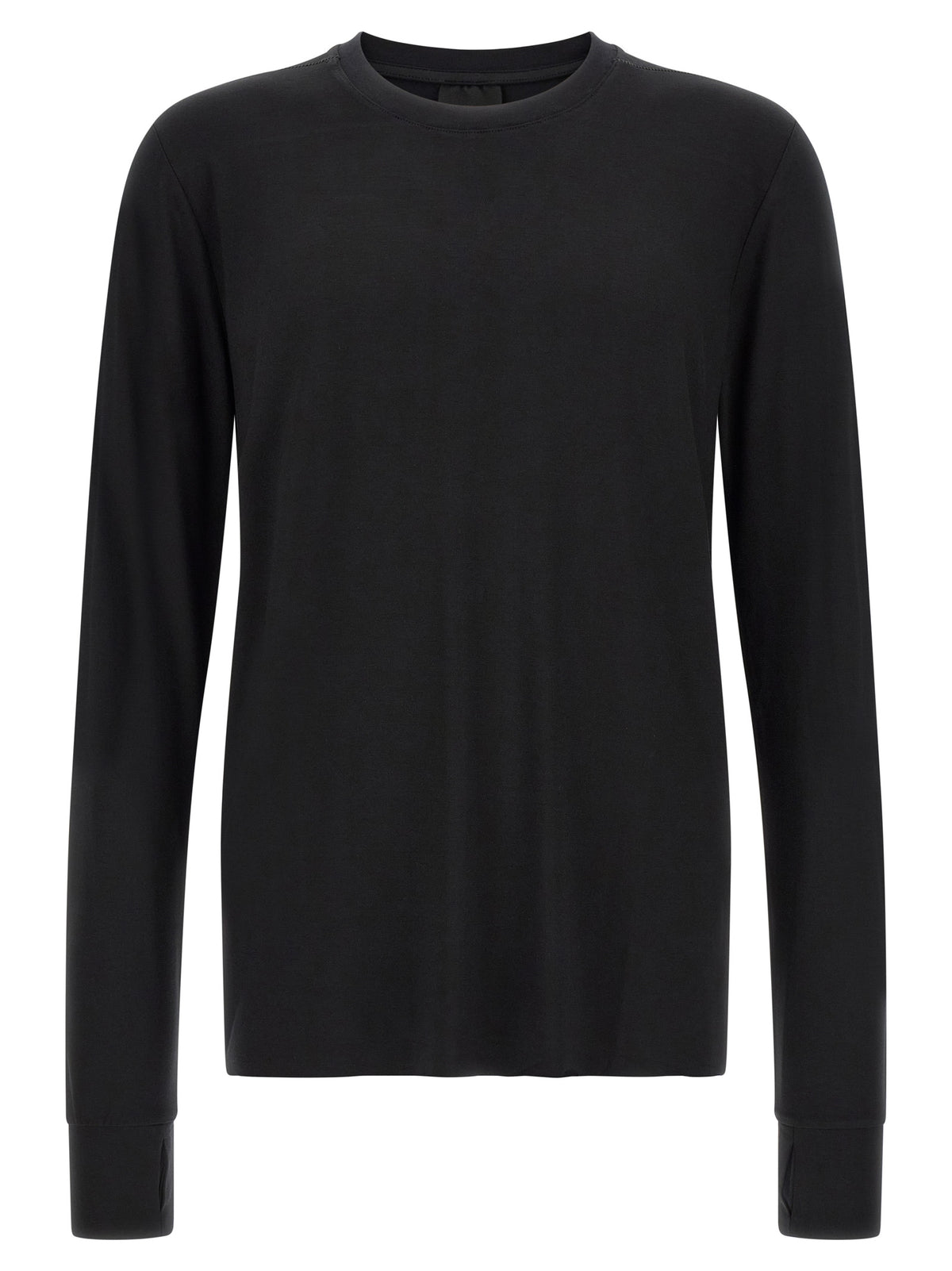 Thom Krom Black Viscose T-Shirt