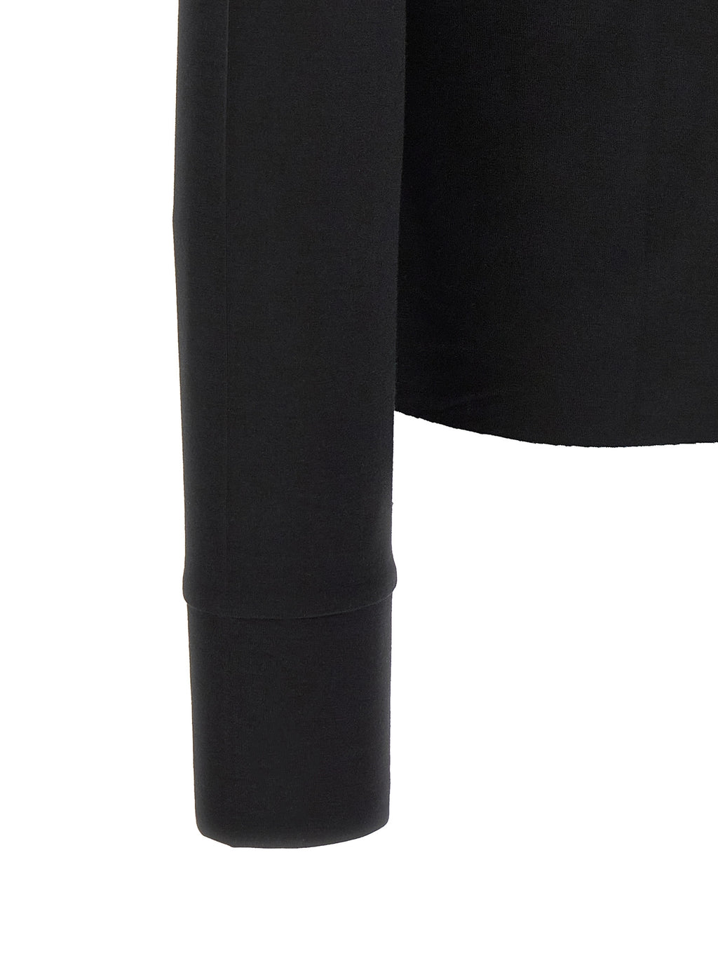 Thom Krom Black Viscose T-Shirt